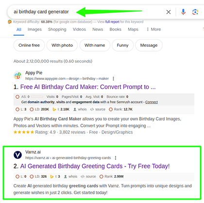 AI Birthday Card Generator
