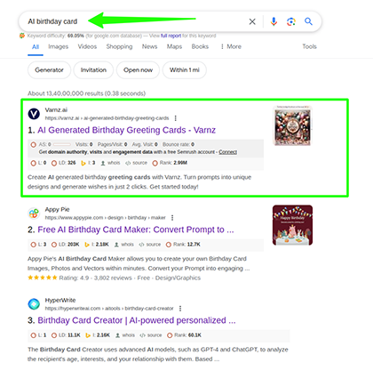 AI Birthday Cards
